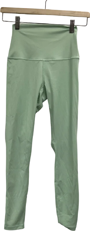 wanderdoll Green Elevated Everyday Leggings UK XS