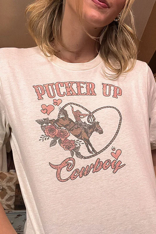 Pucker Up Cowboy Tee