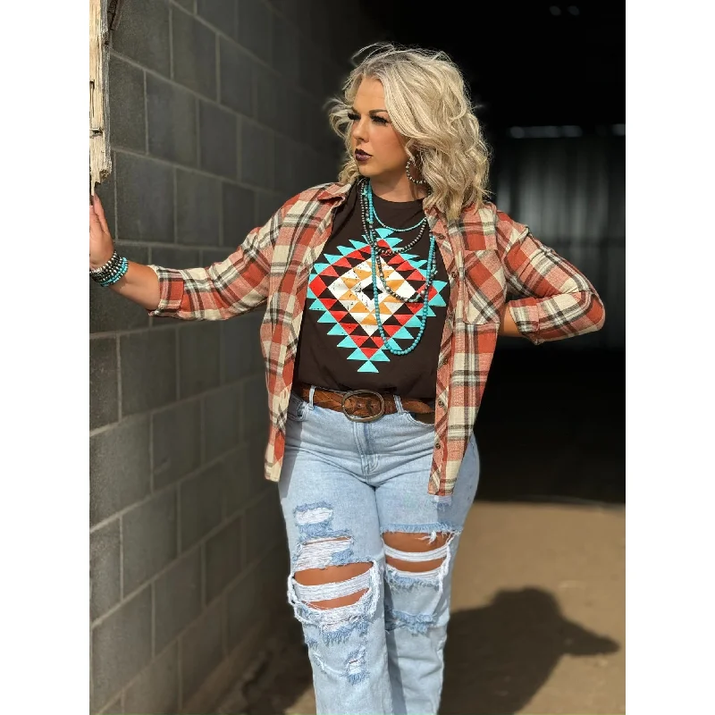 Ryanne's Fall Aztec Tee (S-3XL)