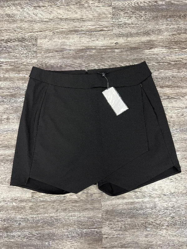 Skort By G By Giuliana In Black, Size: 18