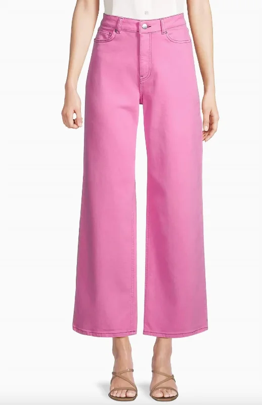 Ace Stretch Denim Jeans In Pink