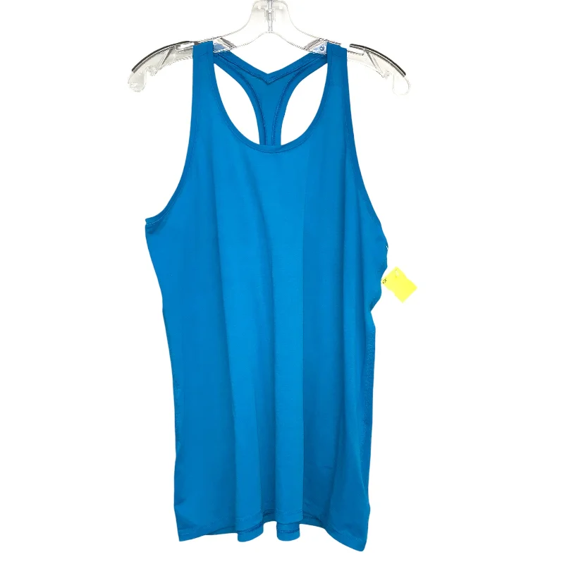 Athletic Tank Top By Athleta In Blue, Size:L