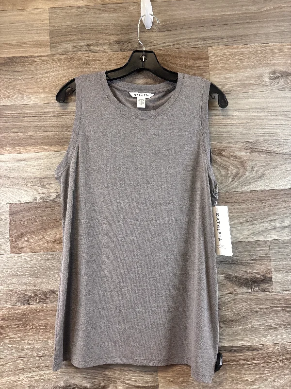 Athletic Tank Top By Athleta In Grey, Size: M