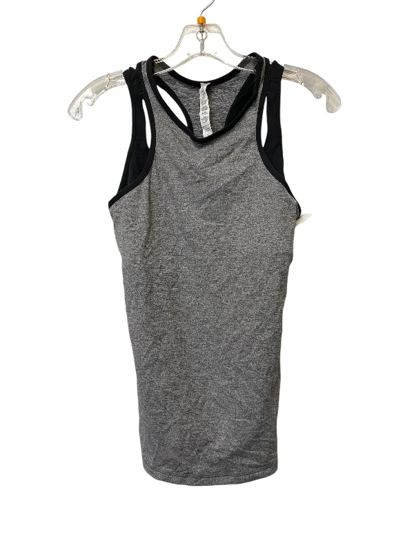 Athletic Tank Top By Lululemon In Grey, Size: 6