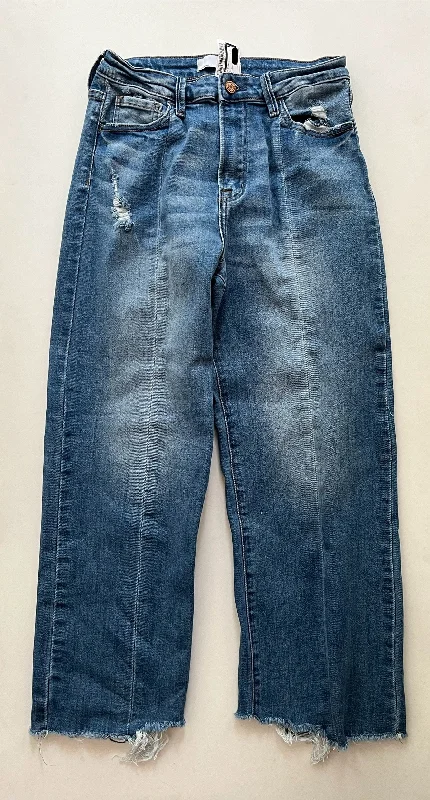 Jeans Flared By Vervet In Denim, Size: 8