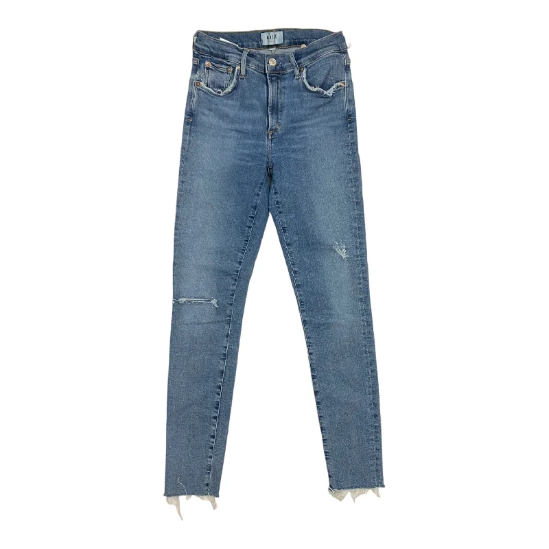 Jeans Skinny By Agolde In Blue Denim, Size: 6