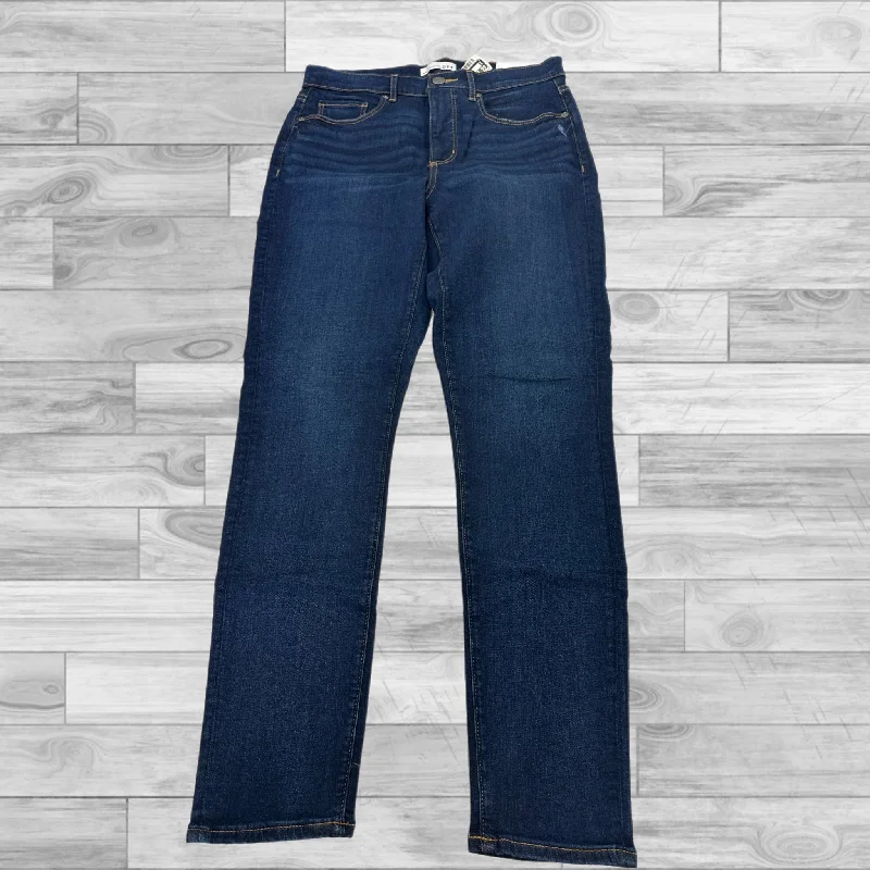 Jeans Skinny By Loft In Blue Denim, Size: 8