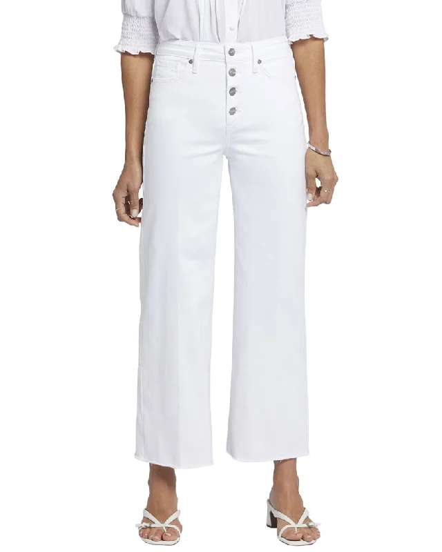 NYDJ Teresa Optic White Wide Leg Jean