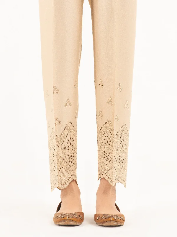 Embroidered Satin Trousers(Pret)