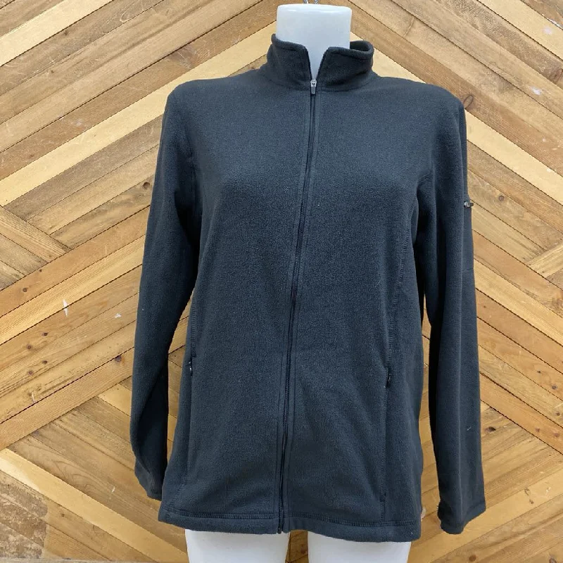 L.L. Bean - Women's Full Zip Fleece - MSRP $99: Black-women-MD