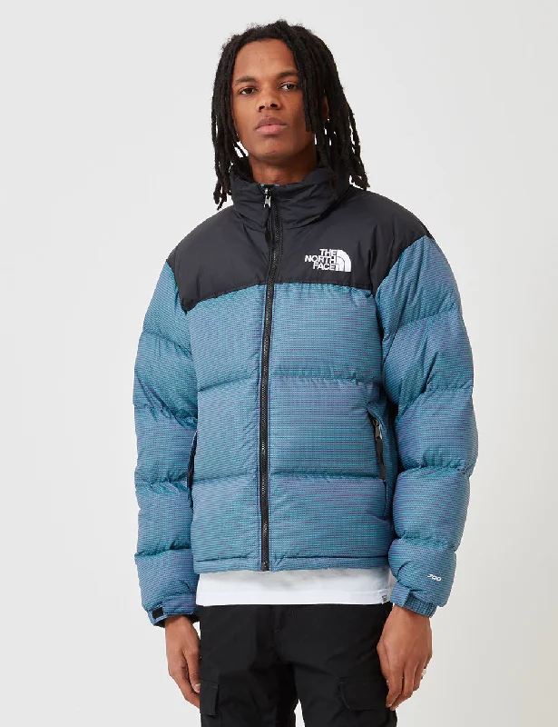 North Face 1996 RTO Nuptse Jacket - Iridescent Multi Blue