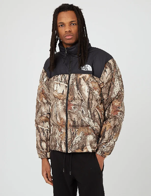 North Face 1996 RTO Nuptse Jacket - Kelptan Forest Floor Print