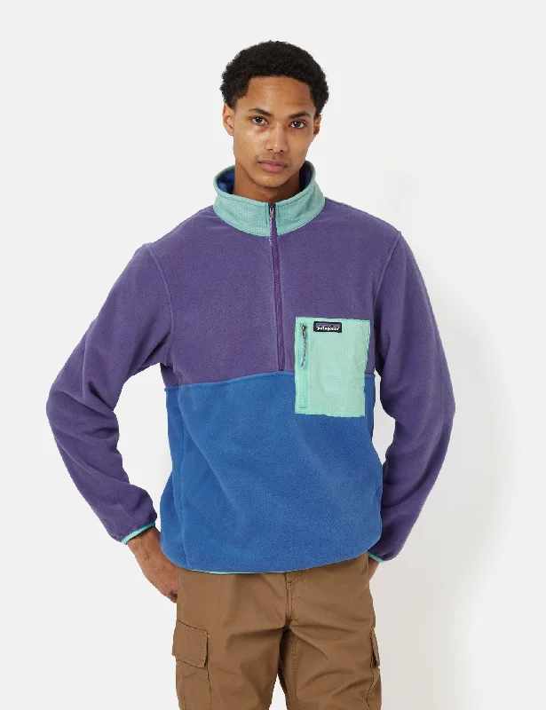 Patagonia Microdini 1/2 Zip Fleece - Bayou Blue