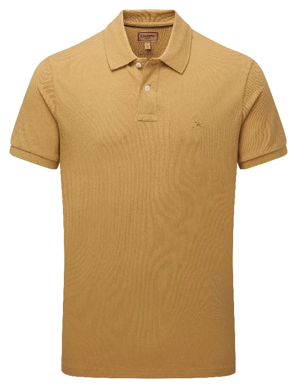 St Ives Tailored Polo Shirt - Mustard