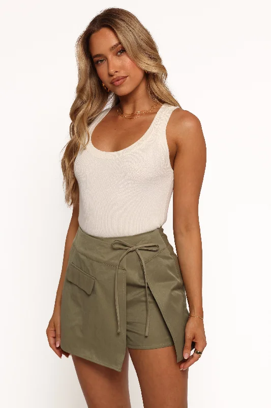 Adrie Skort - Khaki Green