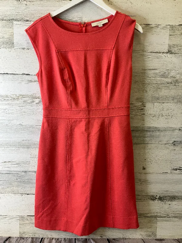 Coral Dress Casual Midi Loft, Size Xs