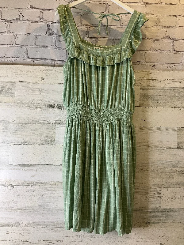 Green Dress Casual Midi Maurices, Size L