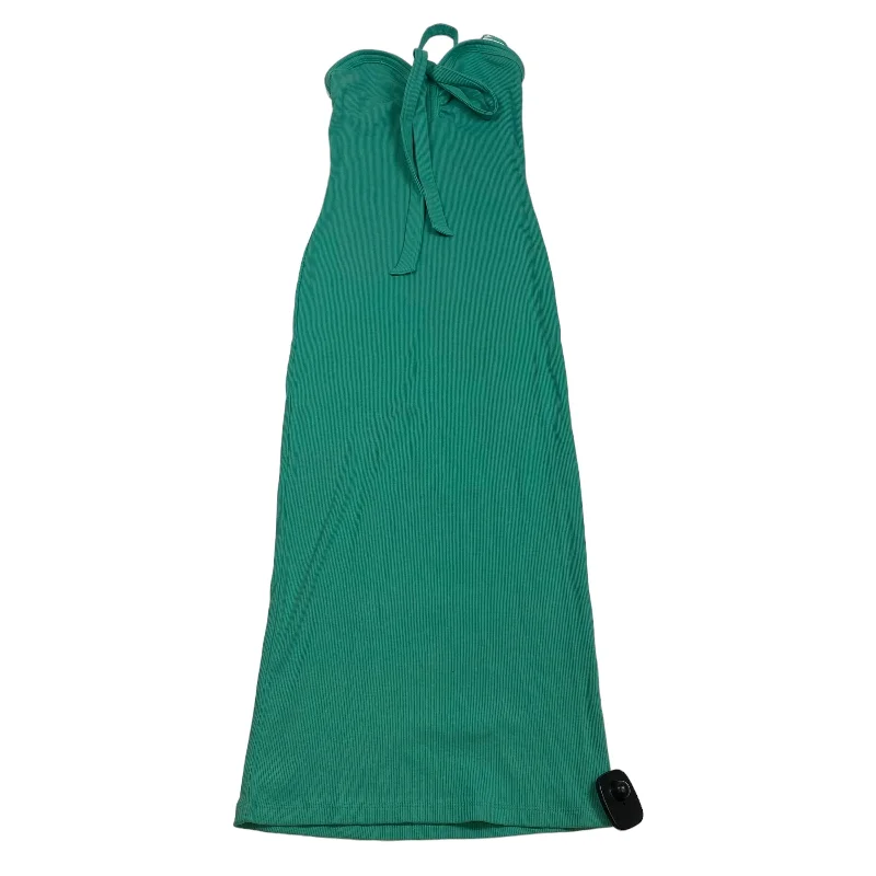 Green Dress Casual Midi Nine West, Size Xs