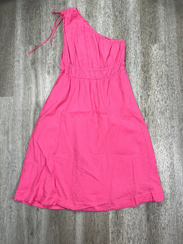 Pink Dress Casual Midi Free Assembly, Size L