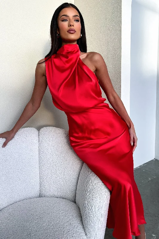 Santorini Maxi Dress - Red