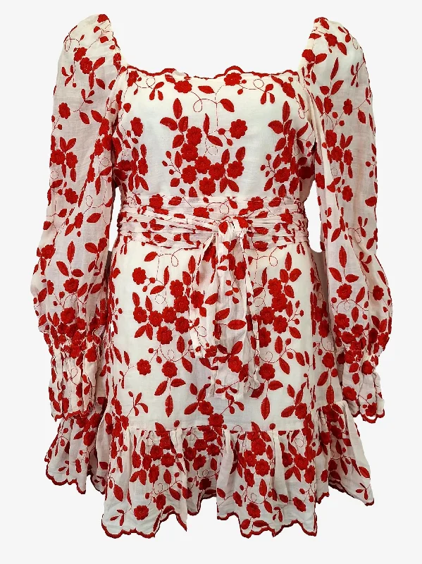 Talulah Endless Love Embroidered Mini Dress Size XL