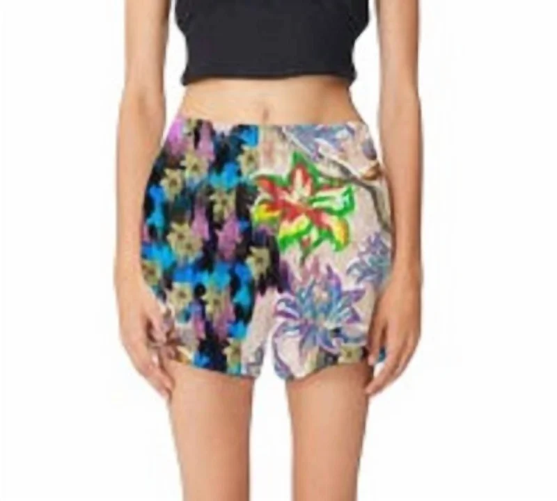 Areco Dinna Short In Purple Mix 4