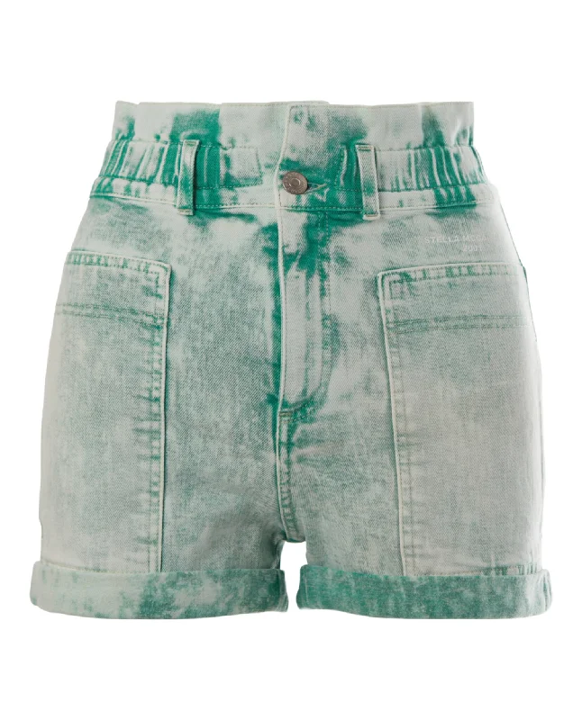 High-Waisted Denim Shorts