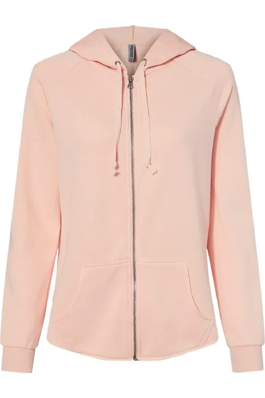 Independent Trading Co. Women´s California Wave Wash Full-Zip Hooded Sweatshirt