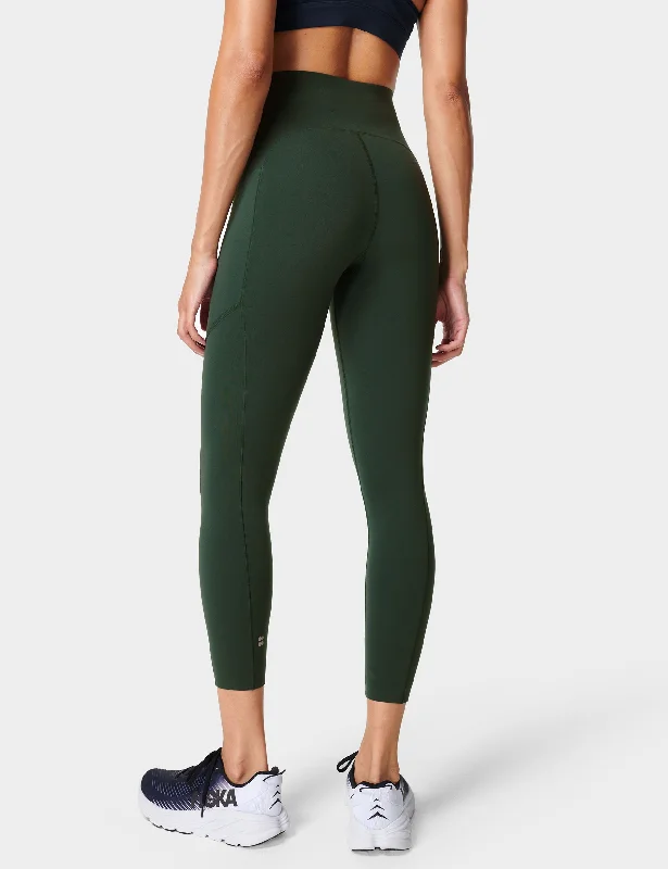 Power UltraSculpt High Waisted Gym 7/8 Leggings - Trek Green