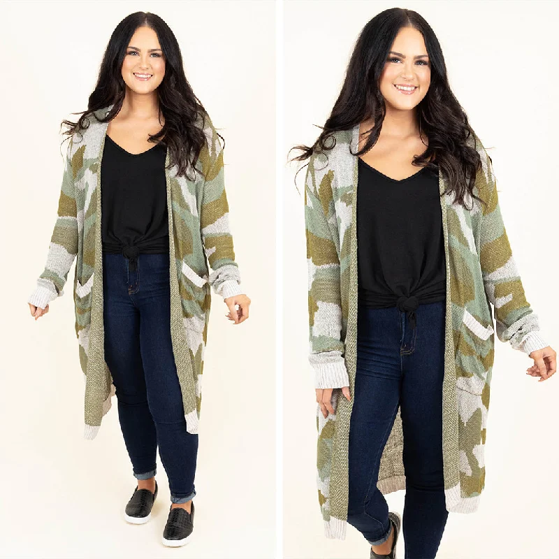 The Right Moment Cardigan, Olive